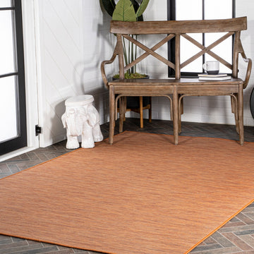 Ethan Modern Flatweave Solid Area Rug